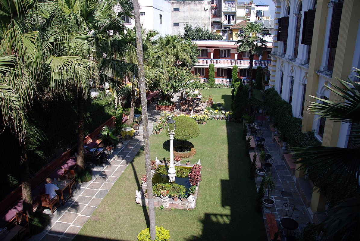 Kathmandu 02 02-2 Thamel Kathmandu Guesthouse Courtyard 